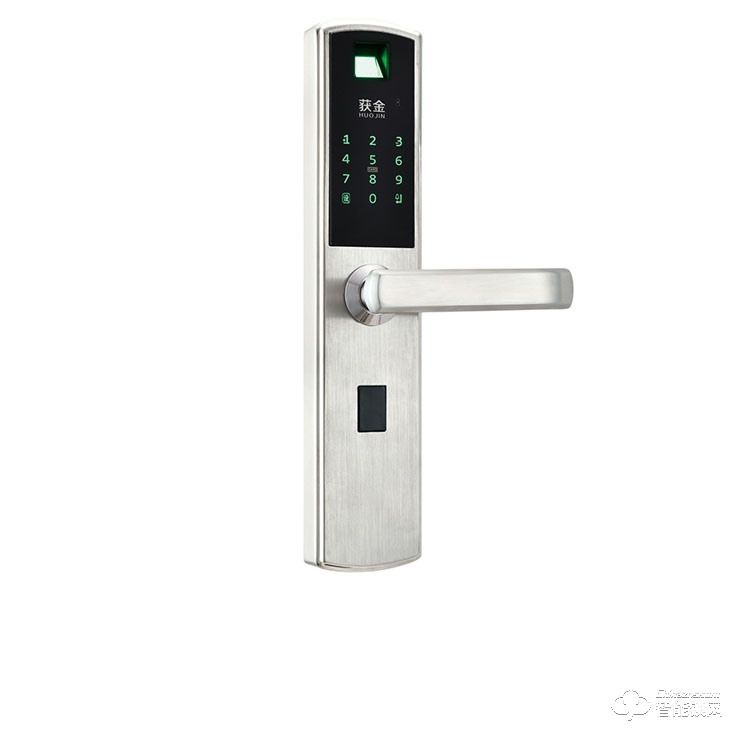 巨力指紋鎖 S01不銹鋼智能防盜門鎖