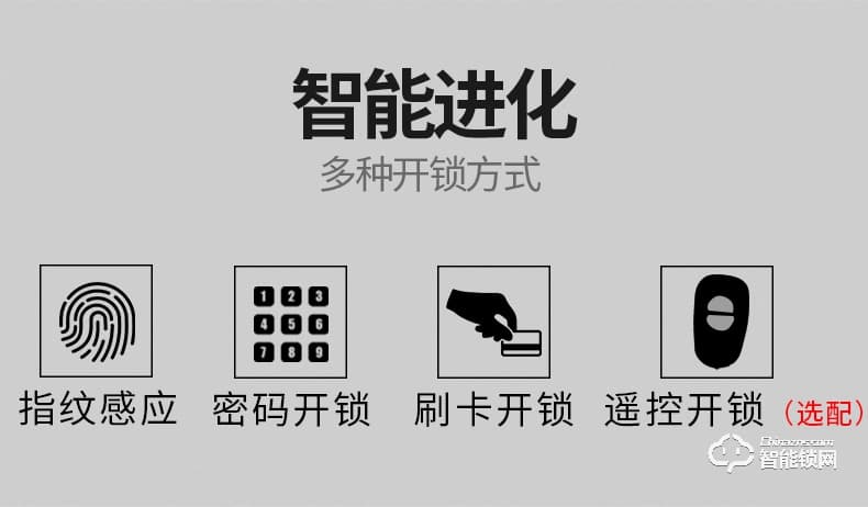 眾家安指紋鎖 辦公指紋鎖大門智能密碼鎖