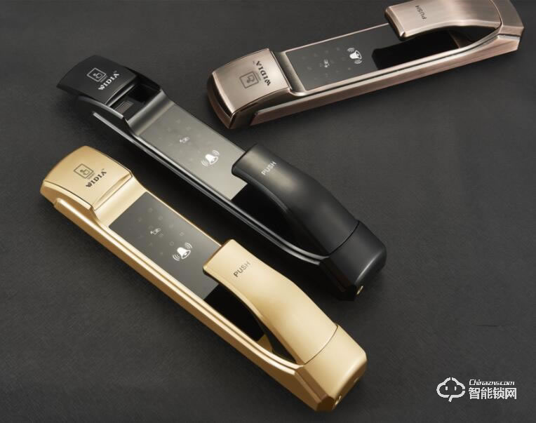 威迪亞智能鎖 推拉式指紋密碼鎖