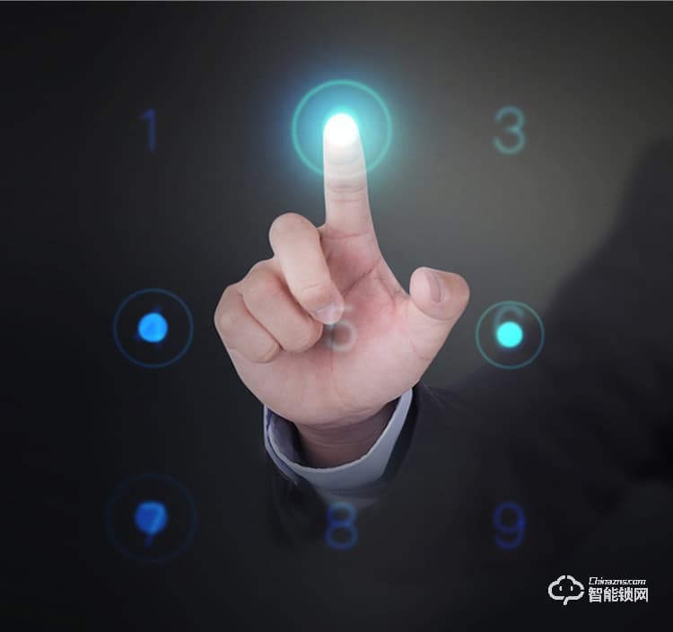 頂吉無孔智能鎖 T200F-1急速指紋鎖電子門鎖