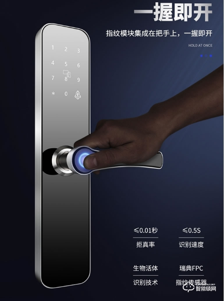 Point Lock智能鎖 指紋鎖家用防盜門智能鎖
