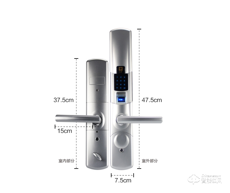天圖智能鎖 刷卡鎖別墅防盜鎖