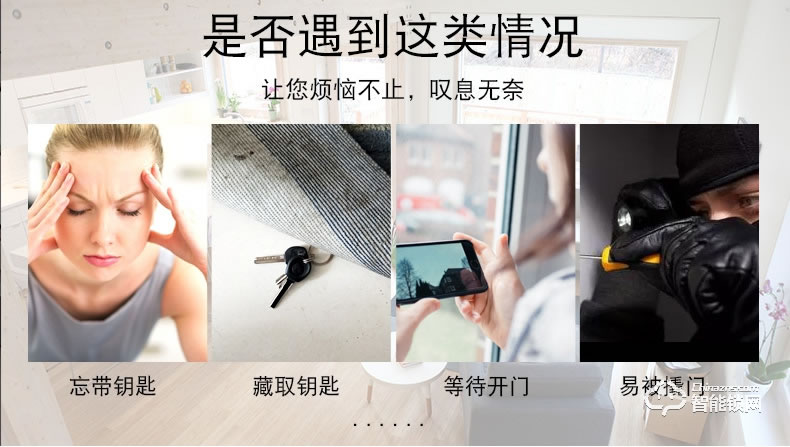 騰飛指紋鎖 智能人臉識(shí)別家用防盜門(mén)密碼鎖