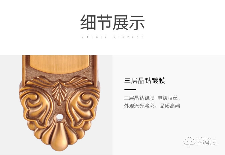 騰飛指紋鎖 家用房門鎖室內木門鎖