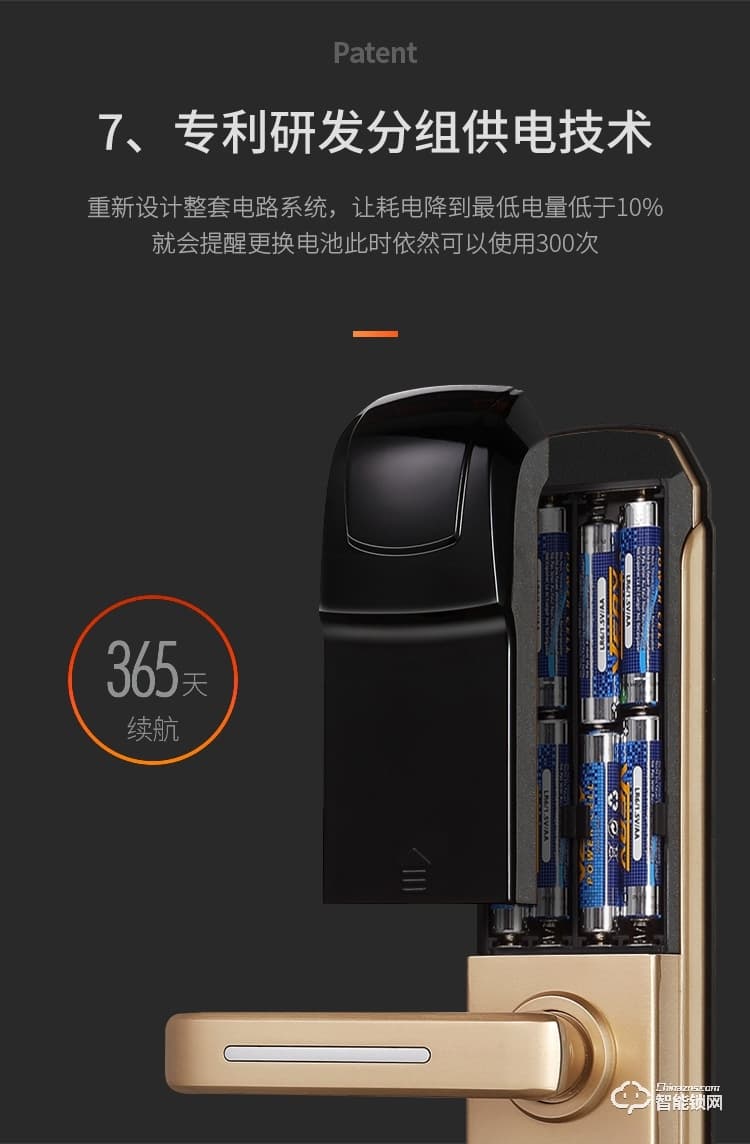 深麗安智能鎖 家用防盜門安防智能鎖