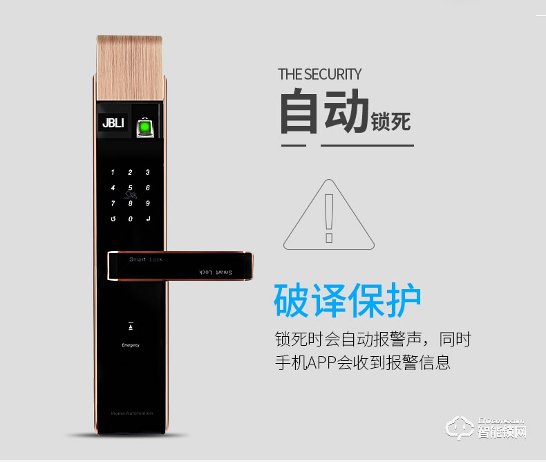 佳寶麗智能鎖 家用防盜門智能電子密碼鎖