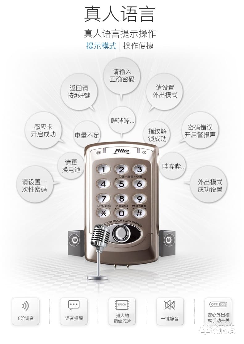 彌瑞智能鎖 MI-1200實驗室密碼鎖柜子門鎖