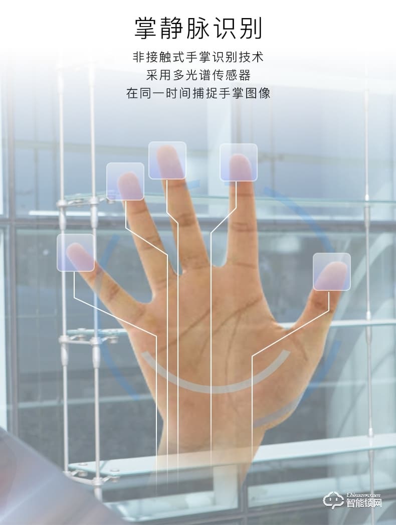 愛獅盾智能鎖 ASD-F3智新款人臉識別密碼鎖