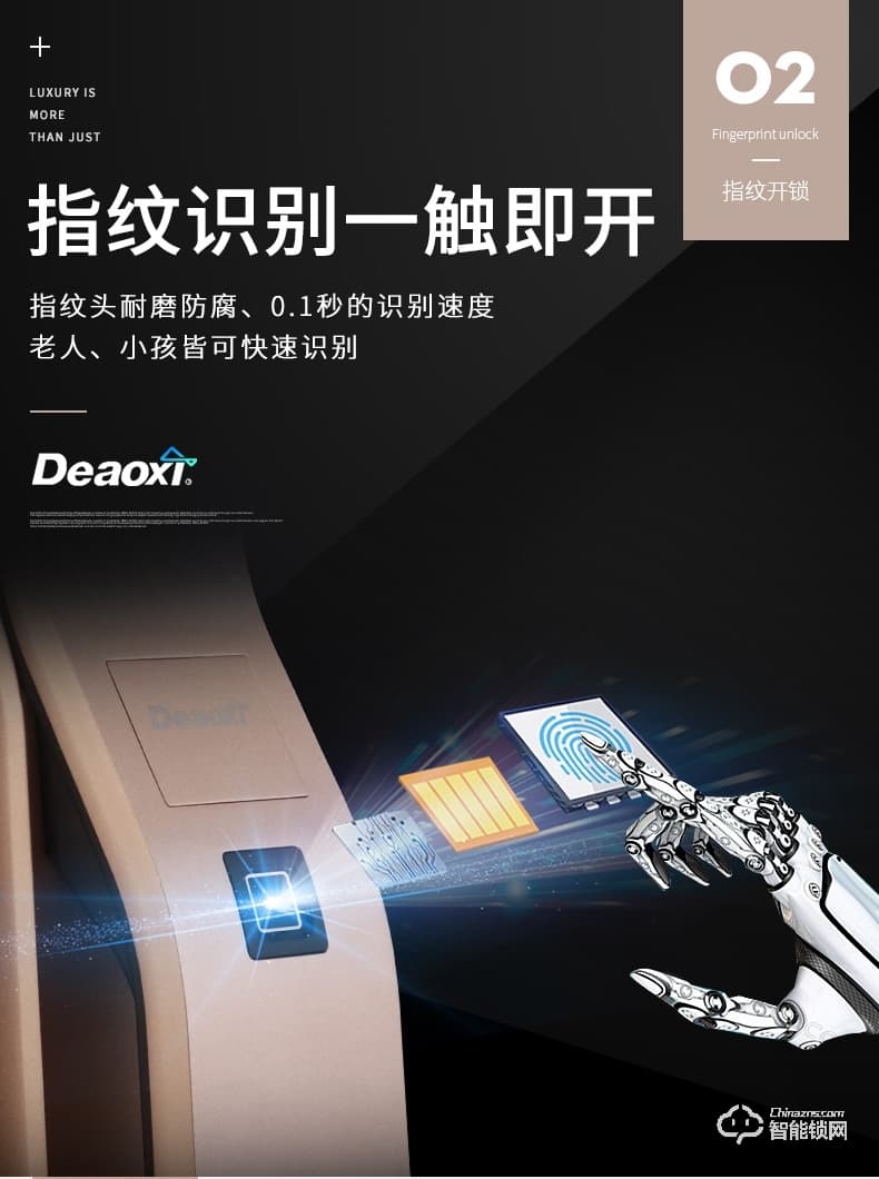 德奧西智能鎖 D809全自動(dòng)智能鎖