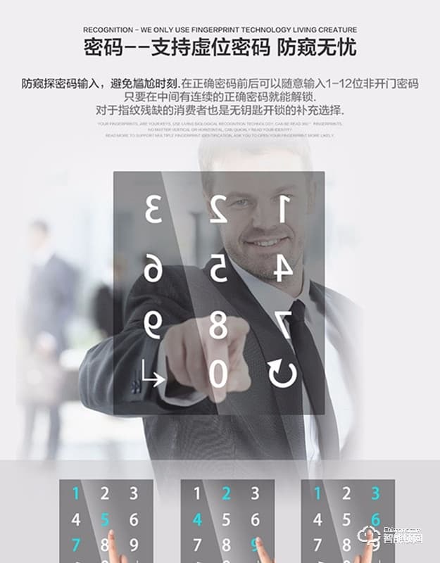 阿普力斯智能鎖 A8指紋鎖密碼鎖防盜門鎖