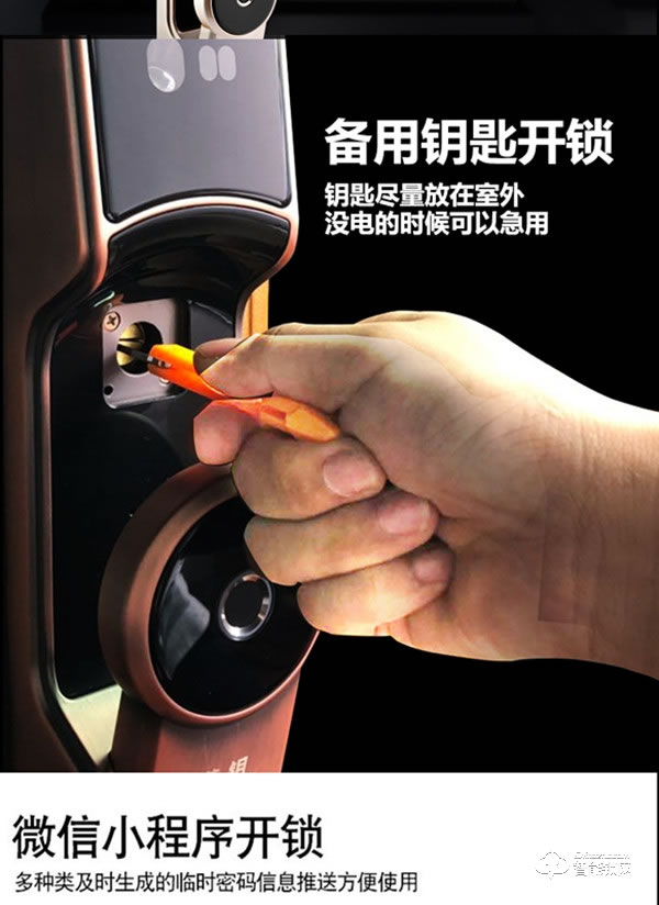 榮鑰指紋鎖 S19全自動人臉識別智能鎖