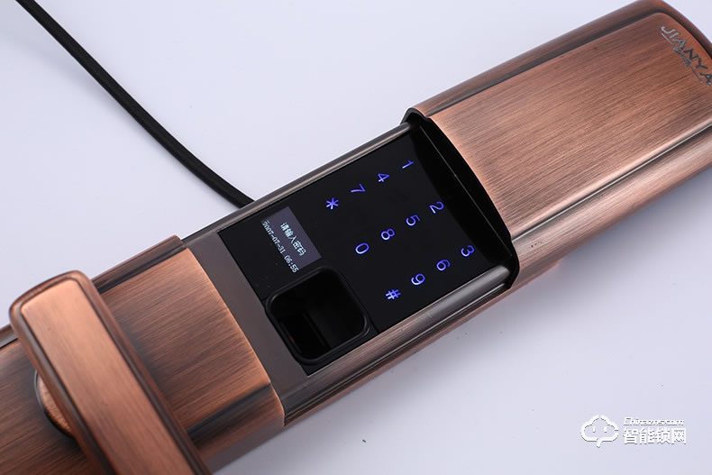 吉安雅指紋鎖 A800滑蓋自動指紋鎖