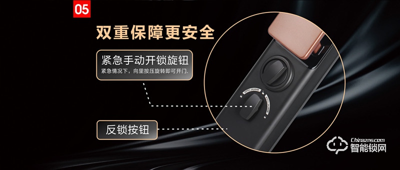 觸點智能鎖 F36鋁合金鎖體指紋鎖