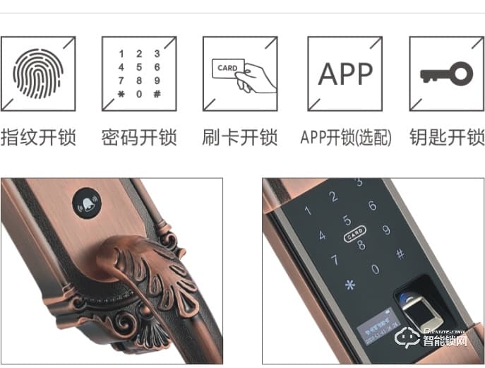 鐵將軍智能鎖 T8大拉手智能鎖