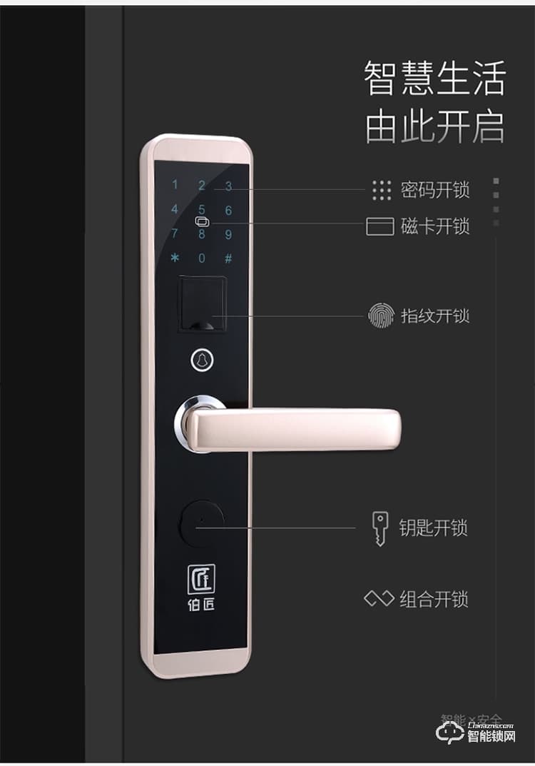伯匠智能鎖 直流電指紋鎖