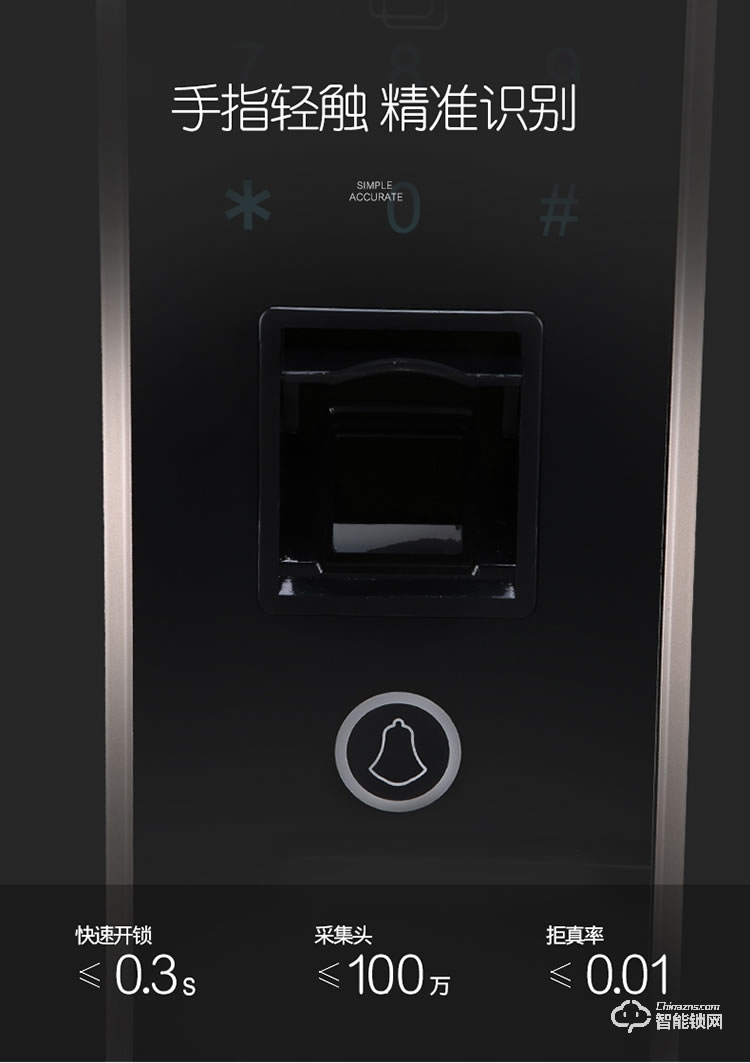 伯匠智能鎖 直流電指紋鎖