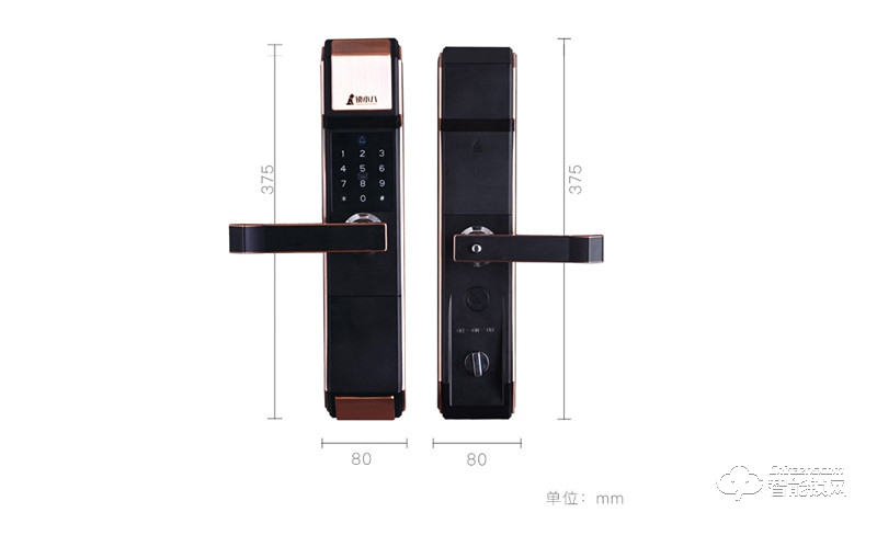 鎖小八指紋鎖 F7無(wú)鎖芯安全指紋鎖