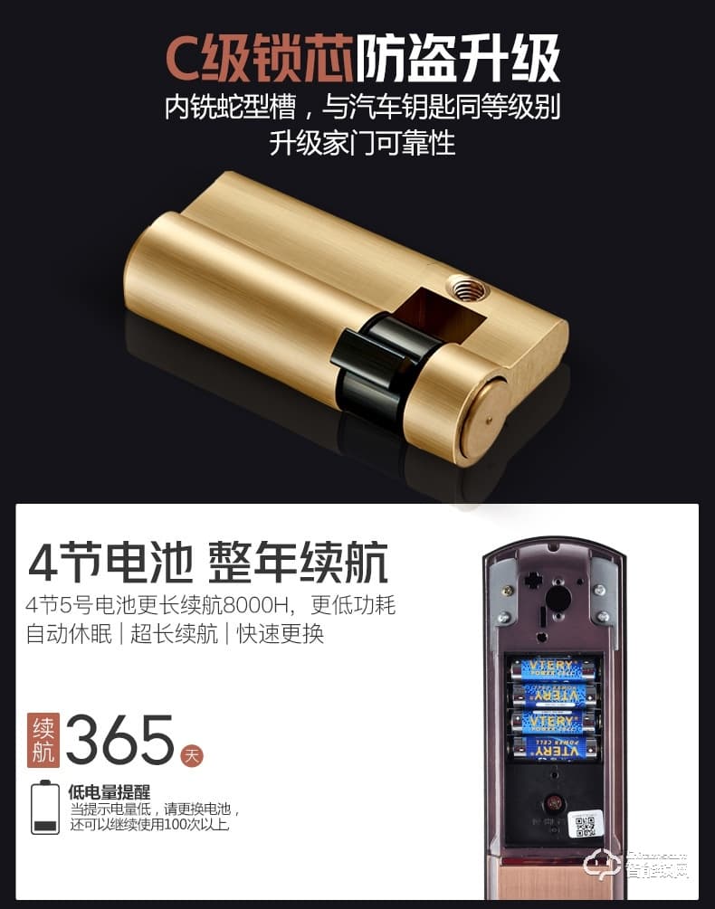 歐慕斯智能鎖 自動下滑蓋密碼遠程控制智能鎖