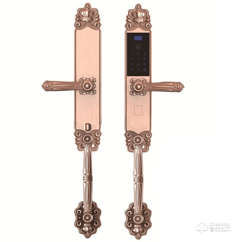 駿力智能鎖 Z1別墅式滑蓋指紋密碼鎖