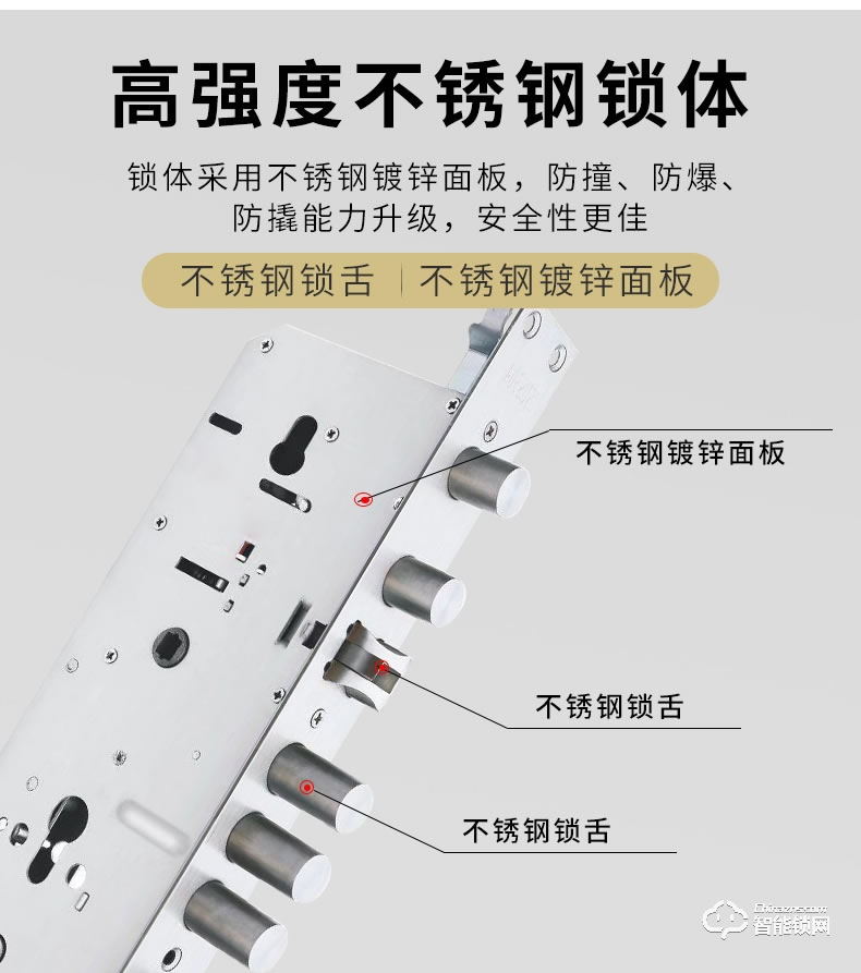 我愛我家智能鎖 滑蓋指紋鎖指紋鎖