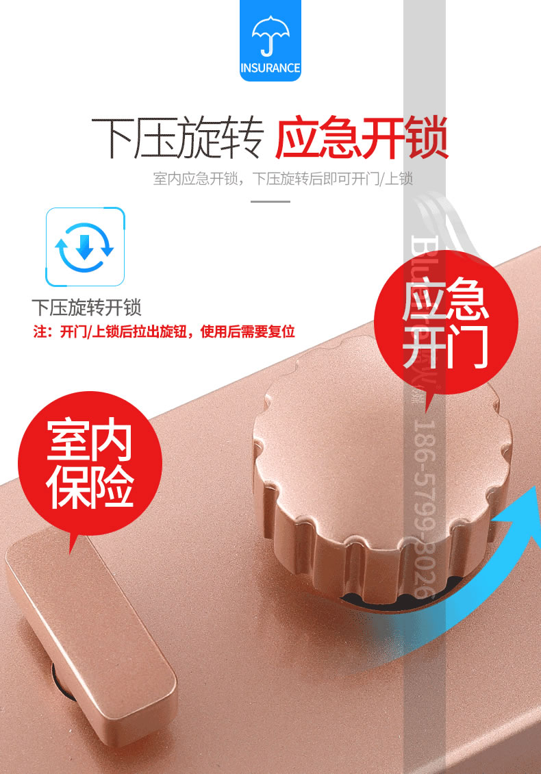 鼎盾智能鎖 DD-8103家用防盜門智能密碼鎖