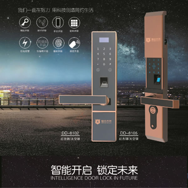 鼎盾智能鎖 DD-8105直板密碼指紋鎖