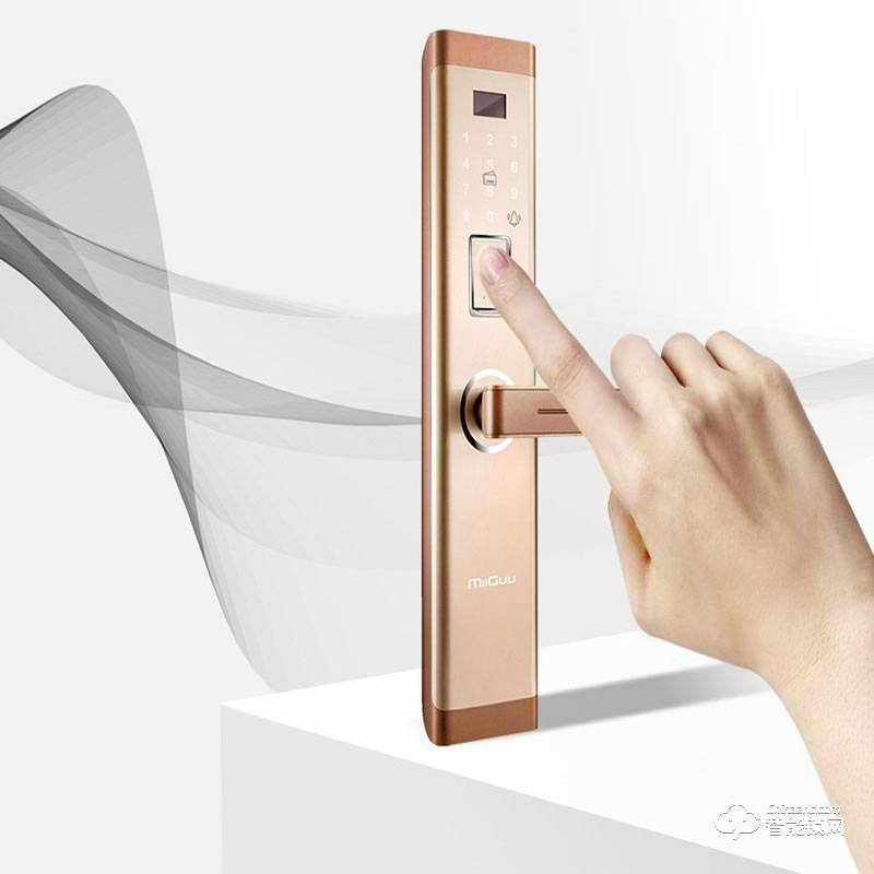 米谷智能鎖 M19雙曲面設計智能密碼鎖