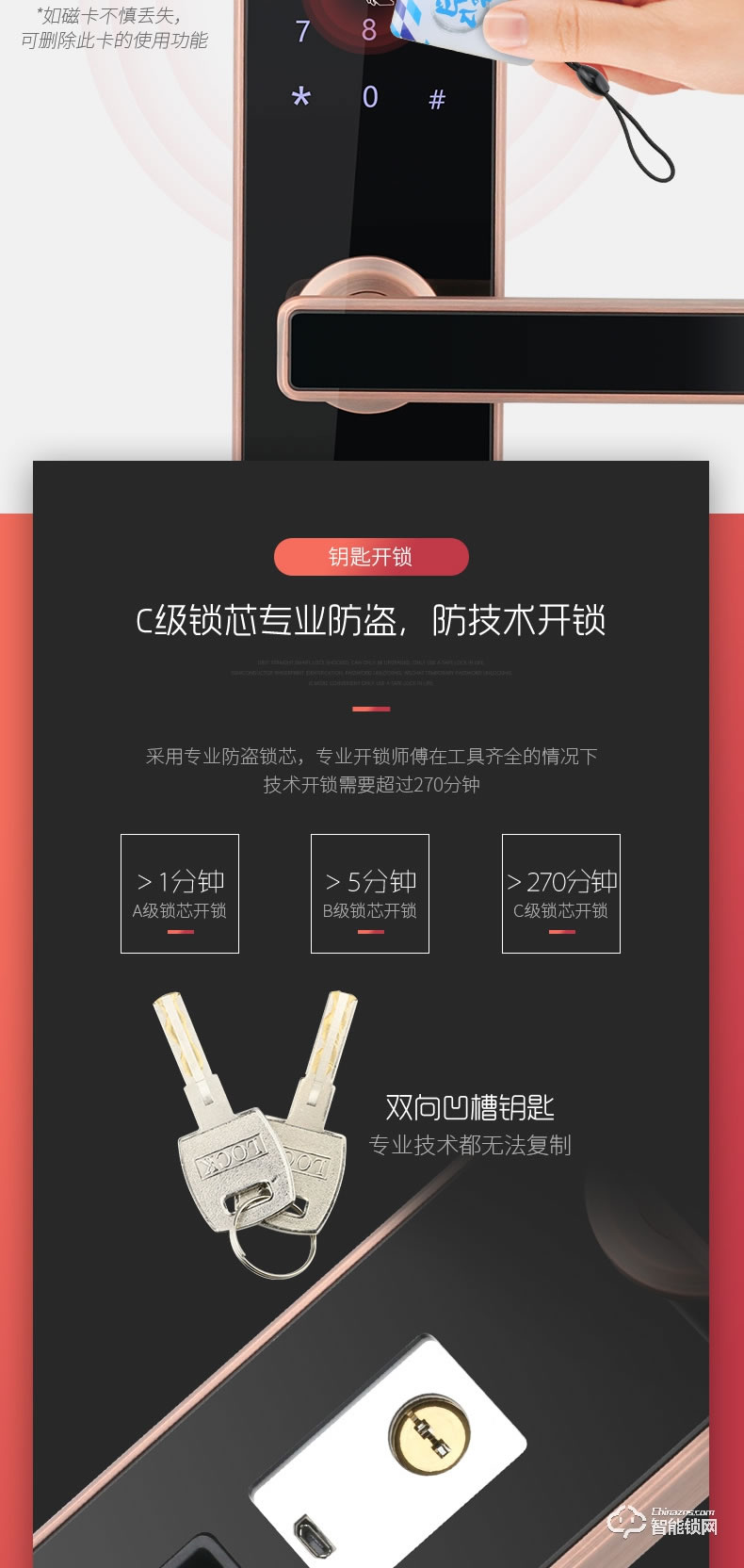 迪威樂智能鎖 D807家用防盜門鎖指紋鎖密碼鎖