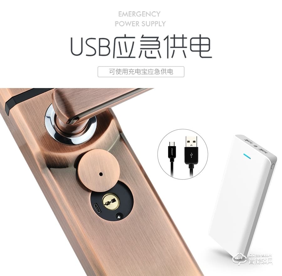 迪威樂智能鎖 D3滑蓋指紋解鎖密碼磁卡APP鎖