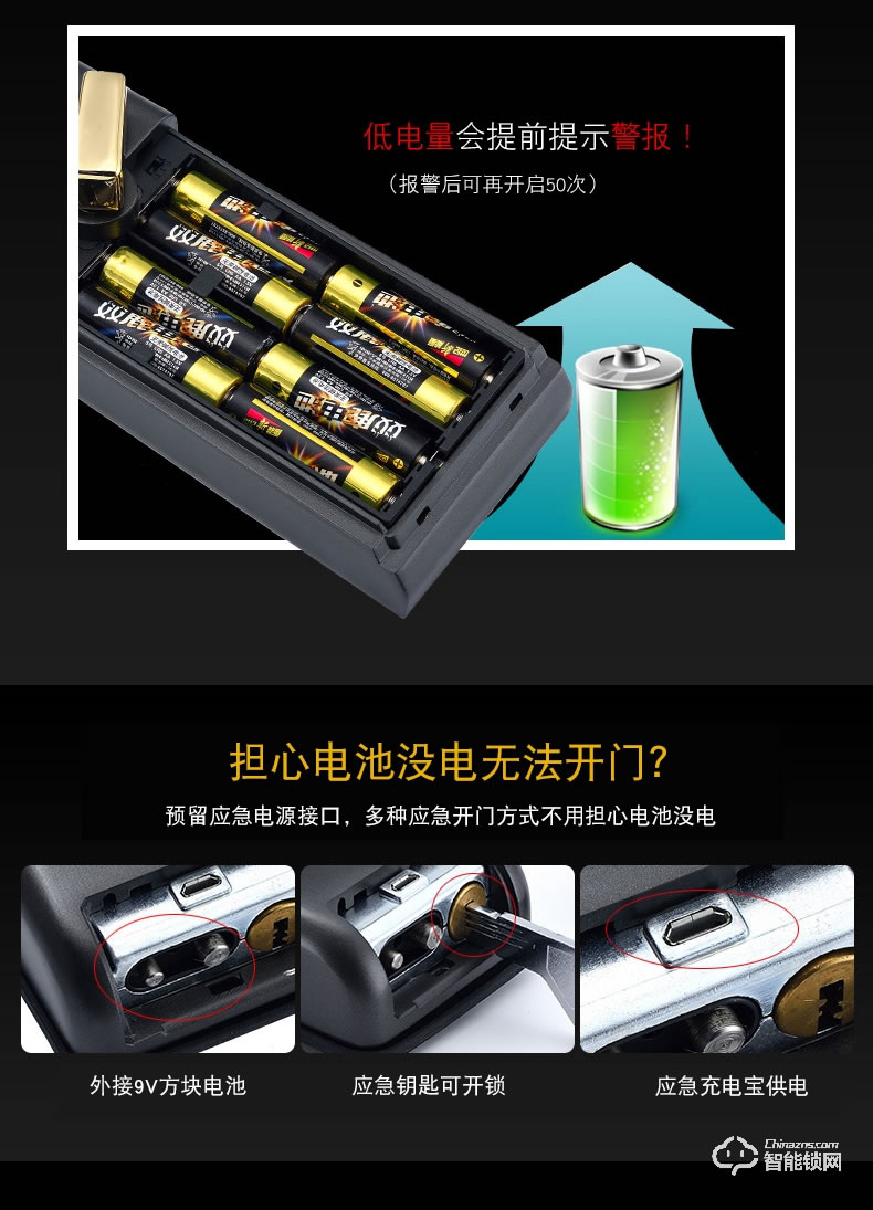 卡迪龍智能鎖 家用防盜門電子門鎖刷卡密碼鎖