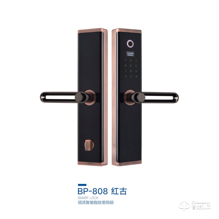 佰派智能鎖 BP-808智能指紋密碼鎖 電子磁卡鎖