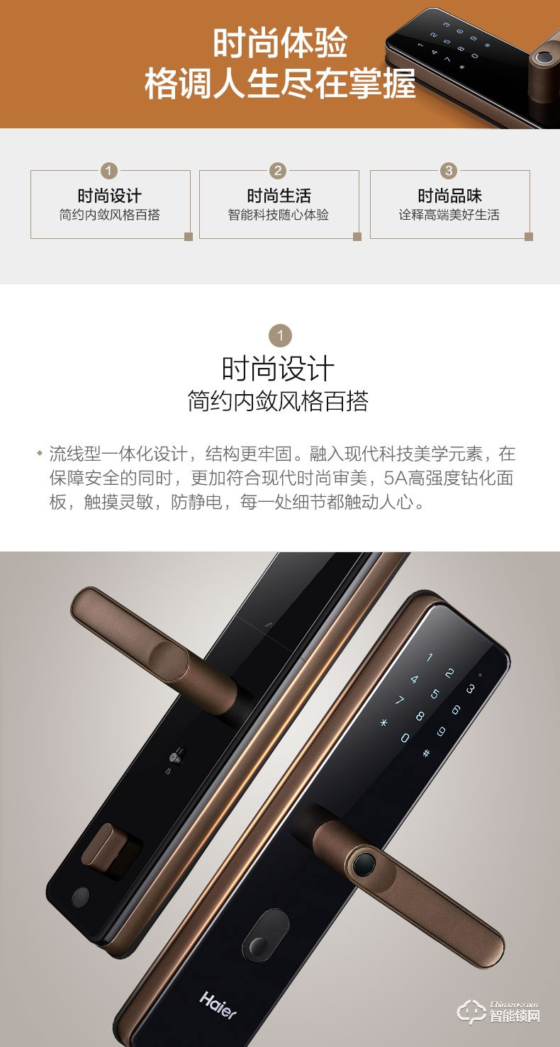 海爾智能鎖 NB系列家用防盜門電子鎖