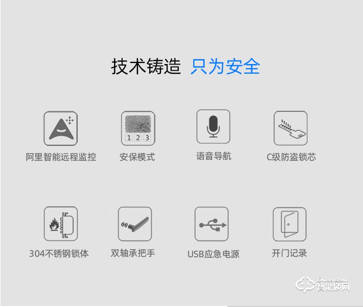 霸菱智能鎖 Z8微信智能密碼門鎖