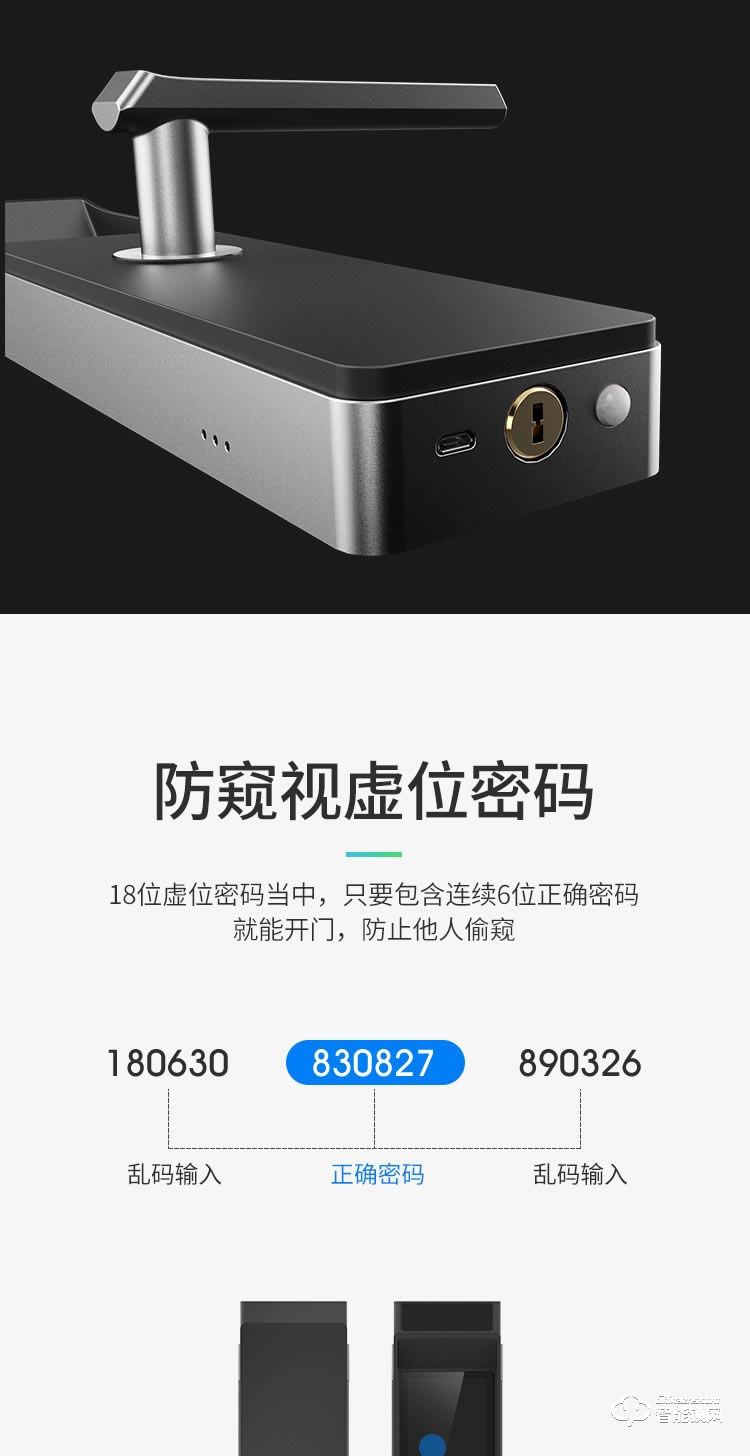 艾銳世虹膜智能鎖 i80二代雙目虹膜鎖