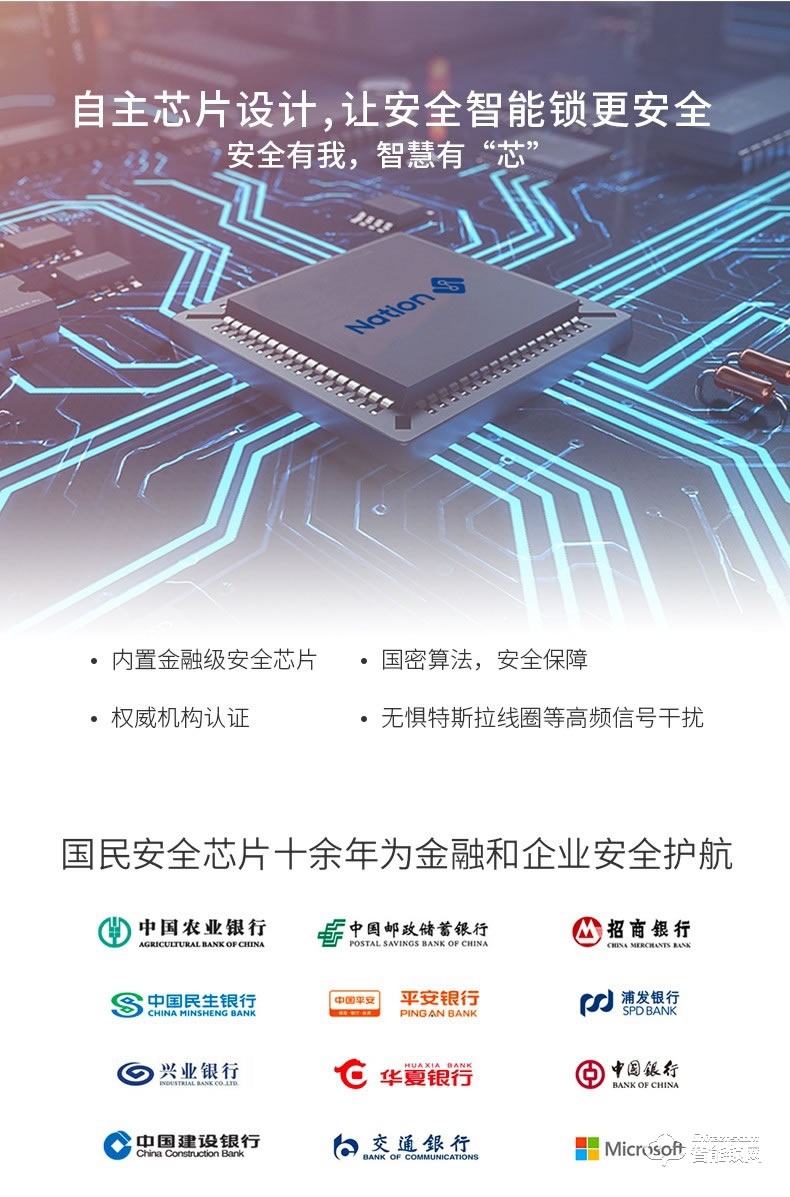 國民安全智能鎖 H1 Plus密碼鎖防盜門門鎖