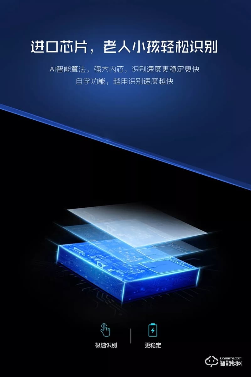 米谷智能鎖 G66一觸自動開全自動智能鎖