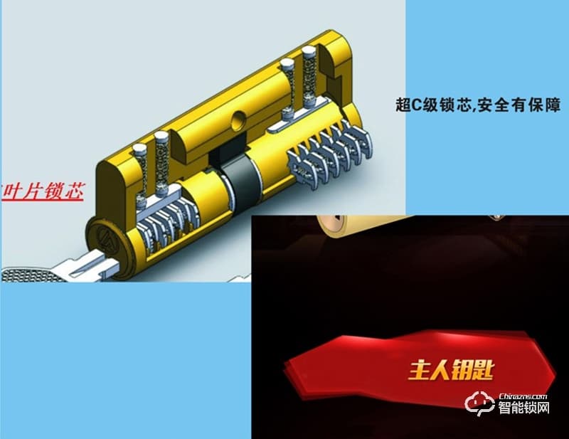 上成智能鎖  人臉全自動智能鎖 