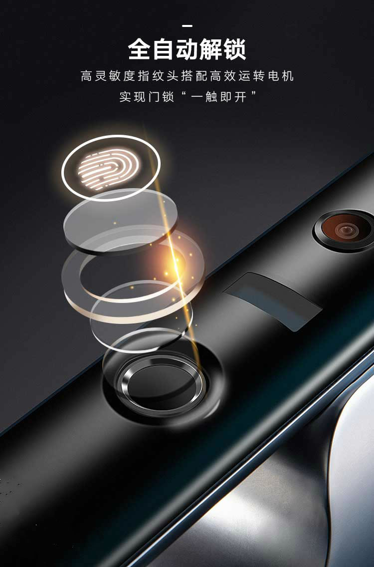 安迪智能鎖-安迪一號-防盜門指紋鎖，全自動智能鎖