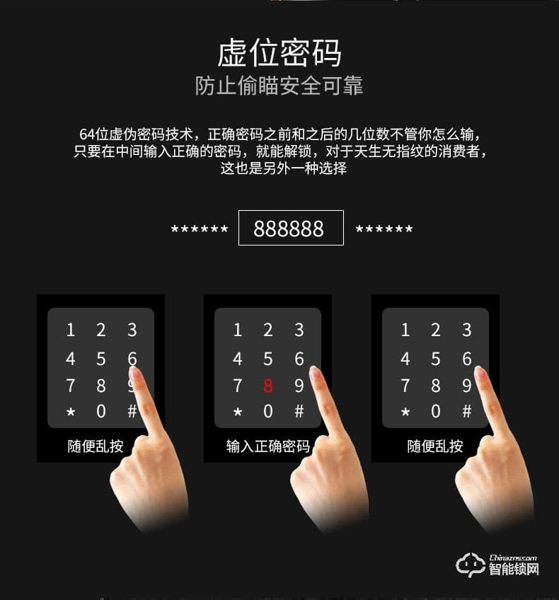 智聯(lián)美家智能鎖 M0709一握開指紋鎖