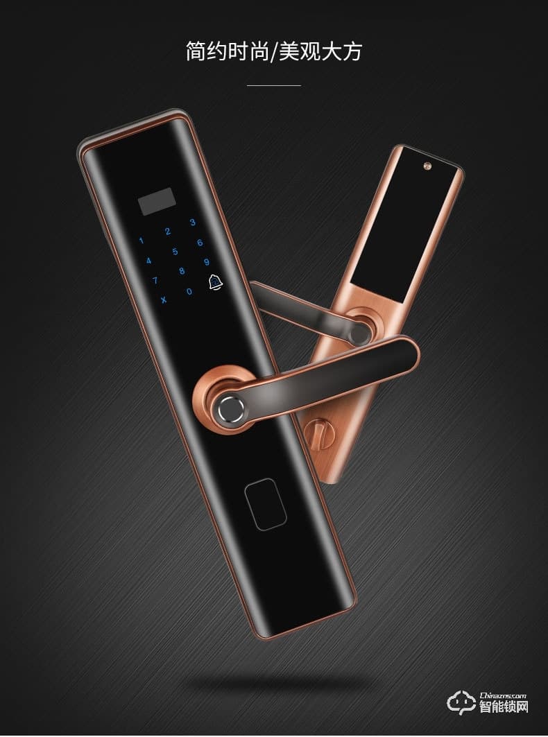 智聯(lián)美家智能鎖 M0709一握開指紋鎖
