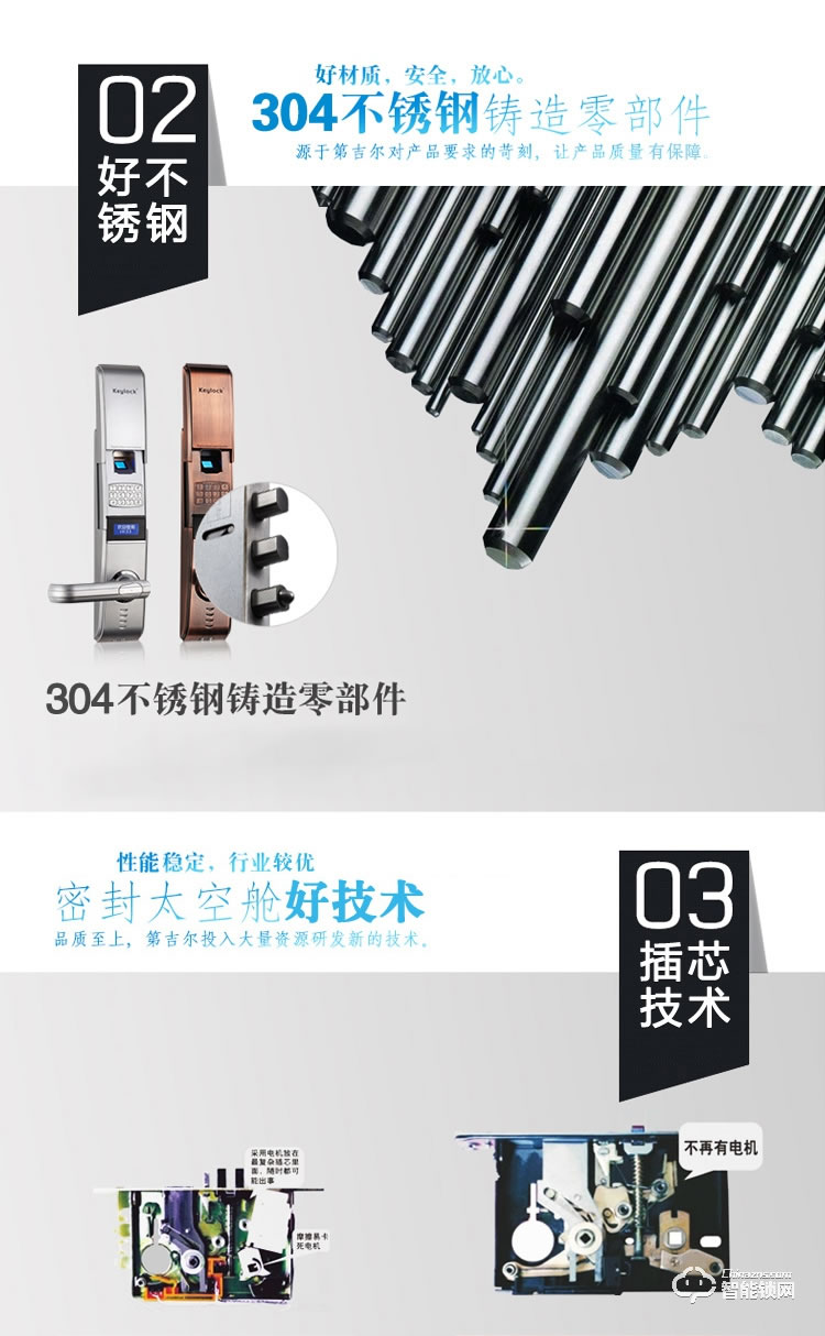 第吉爾智能鎖和  #6600-126歐式木門大門智能鎖