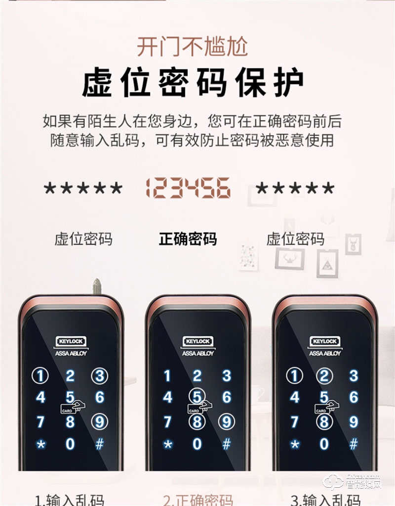 第吉爾智能鎖 #6600-268智能密碼鎖磁卡大門(mén)鎖新門(mén)禁鎖