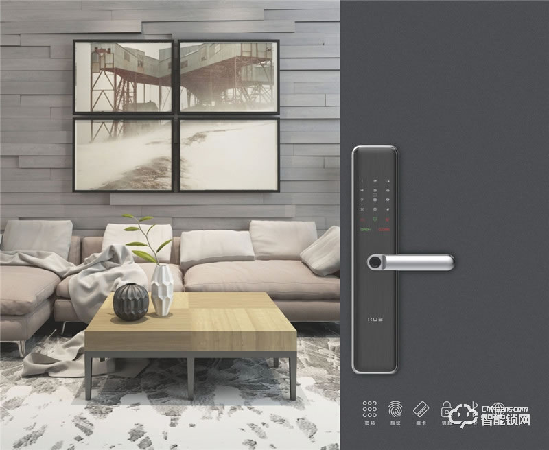 KUB智能鎖 KX7直板IML工藝智能密碼鎖