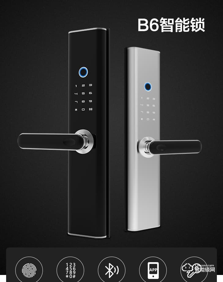 居聯(lián)智能鎖 B6電磁防護 防撬報警智能鎖