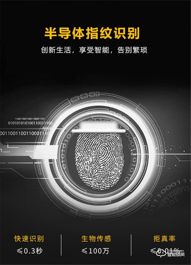 洛克思格智能鎖 J3指紋防盜鎖 大門指紋鎖