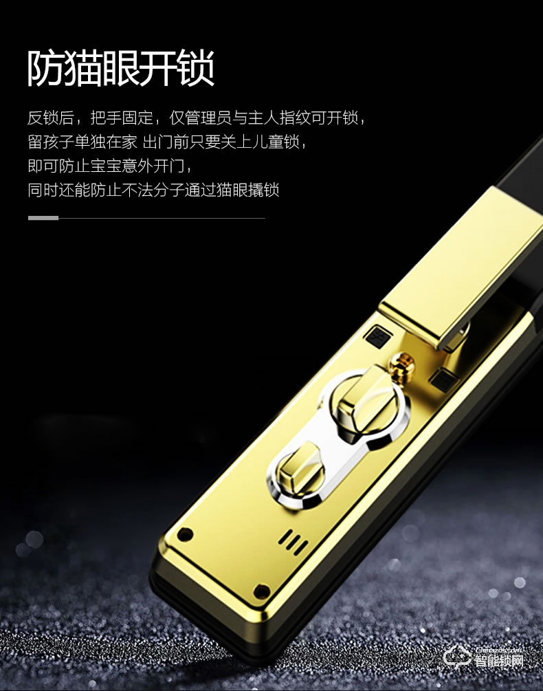 佰德龍智能鎖 A9指全自動智能指紋鎖