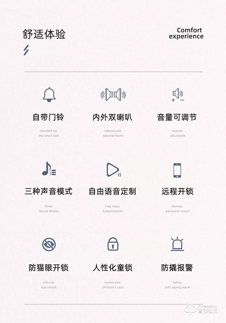 派瑞裝甲智能鎖 H500時尚推拉式密碼智能鎖
