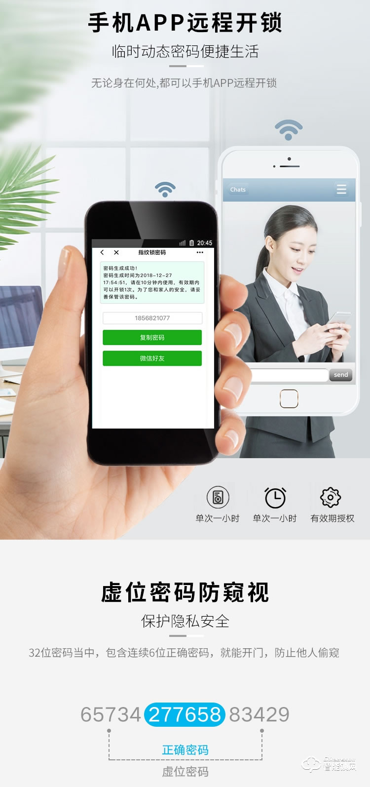 艾創米智能鎖 B999辦公室單雙門免開孔刷卡密碼鎖