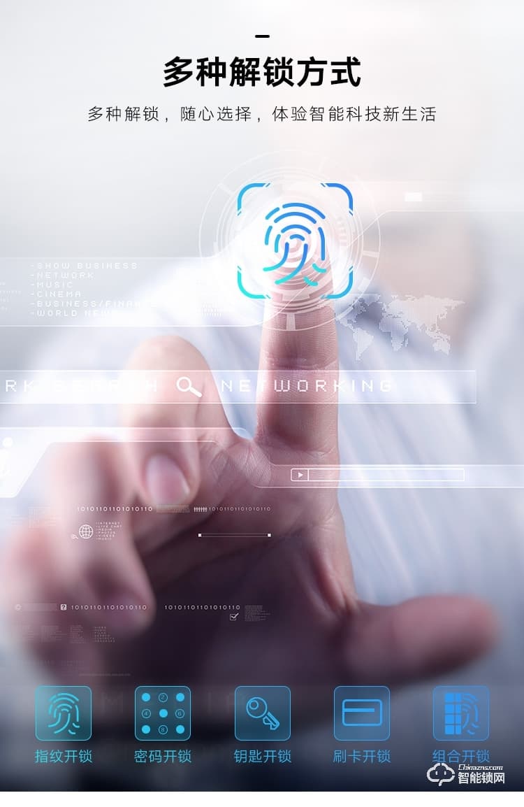 艾創米智能鎖 TK01-1全自動監控攝像頭防盜門電子鎖