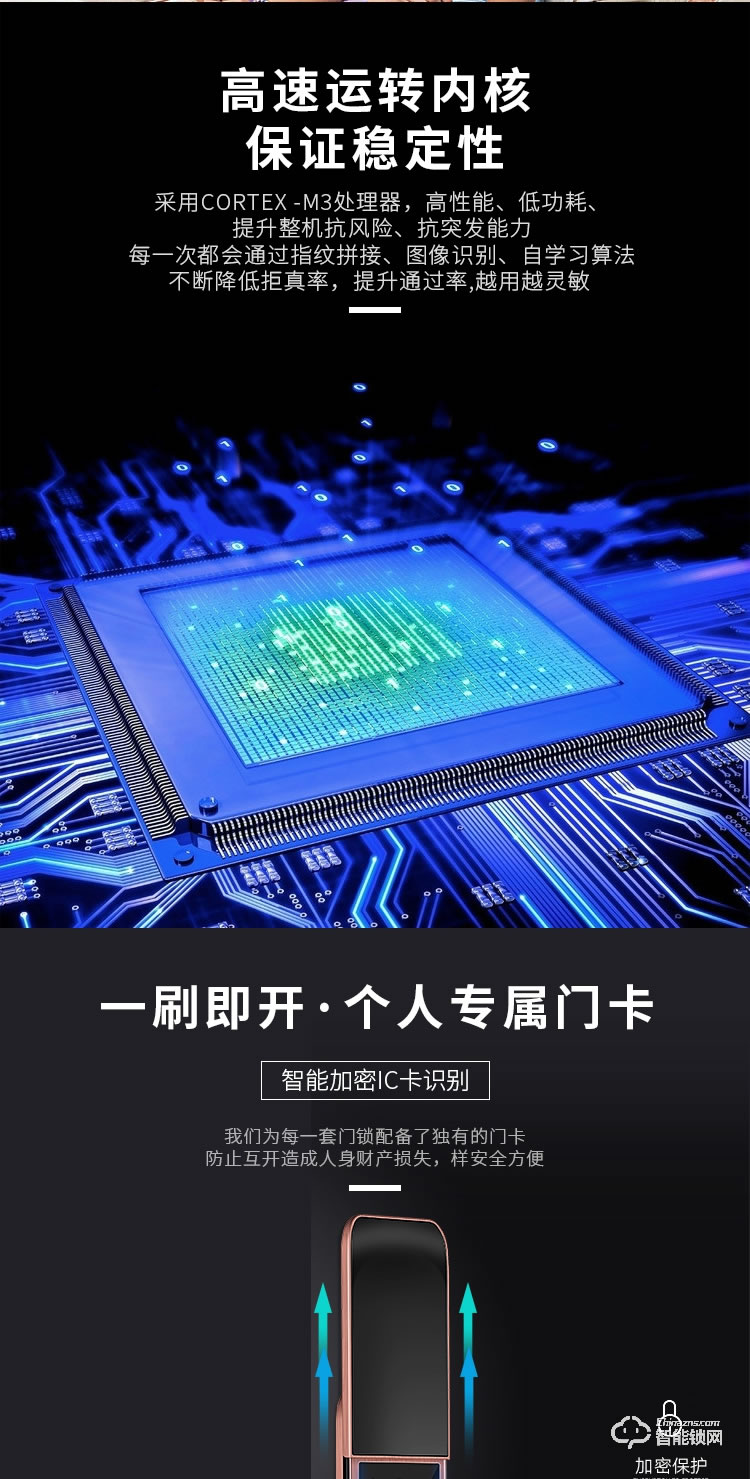 艾創米智能鎖 G3家用指紋鎖防盜門密碼鎖電子鎖